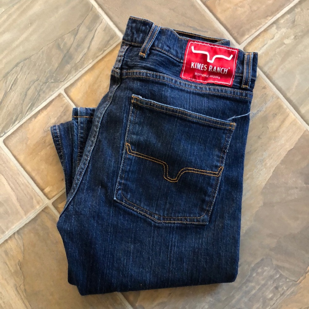 Men’s Kimes Ranch Jeans 34x38 Wayne